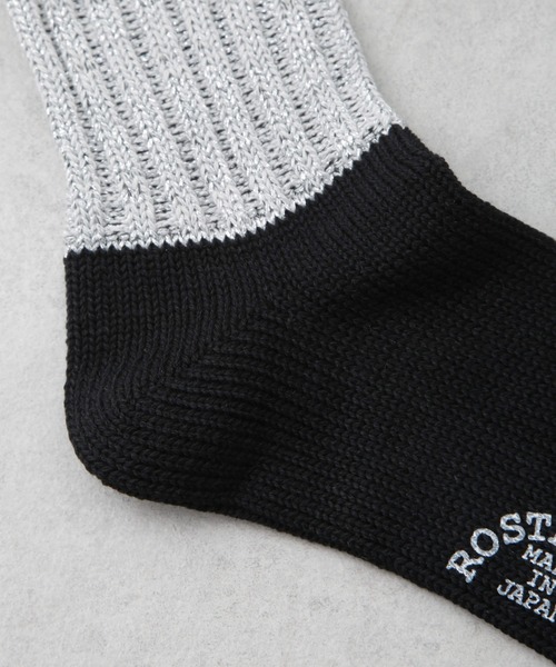 ROSTER SOX（ロスターソックス）の「ROSTER SOX/MJ（ソックス/靴下・メンズ・ブラック/ホワイト/グレー・23-25/25-27）」の8枚目の写真