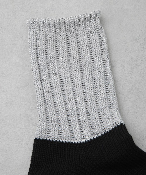 ROSTER SOX（ロスターソックス）の「ROSTER SOX/MJ（ソックス/靴下・メンズ・ブラック/ホワイト/グレー・23-25/25-27）」の9枚目の写真
