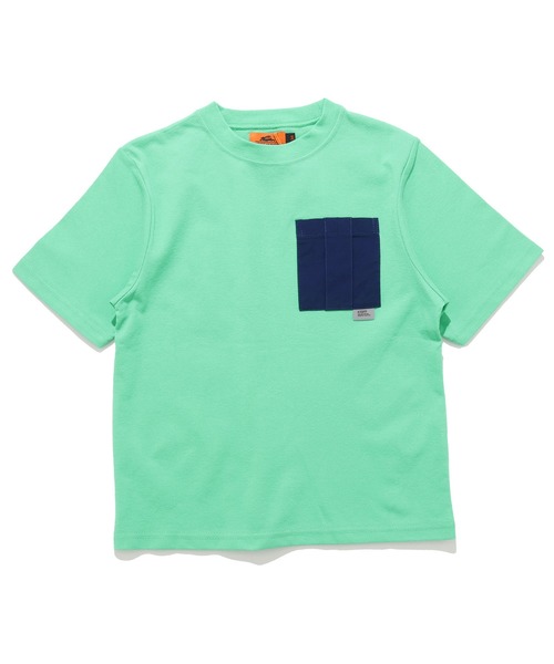 KRIFF MAYER Kid's Collection（クリフメイヤーキッズコレクション）の「【接触冷感】涼タッチシャリT（山）（Tシャツ/カットソー・キッズ・ミント/ネイビー/グレイッシュベージュ/イエロー・120/130/140/150/160/170）」の20枚目の写真