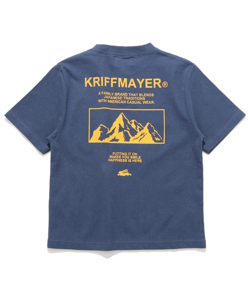 KRIFF MAYER Kid's Collection（クリフメイヤーキッズコレクション）の「【接触冷感】涼タッチシャリT（山）（Tシャツ/カットソー・キッズ・ミント/ネイビー/グレイッシュベージュ/イエロー・120/130/140/150/160/170）」の17枚目の写真