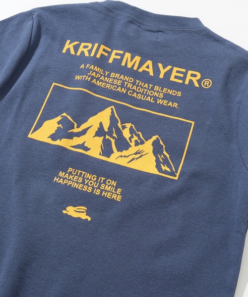 KRIFF MAYER Kid's Collection（クリフメイヤーキッズコレクション）の「【接触冷感】涼タッチシャリT（山）（Tシャツ/カットソー・キッズ・ミント/ネイビー/グレイッシュベージュ/イエロー・120/130/140/150/160/170）」の16枚目の写真