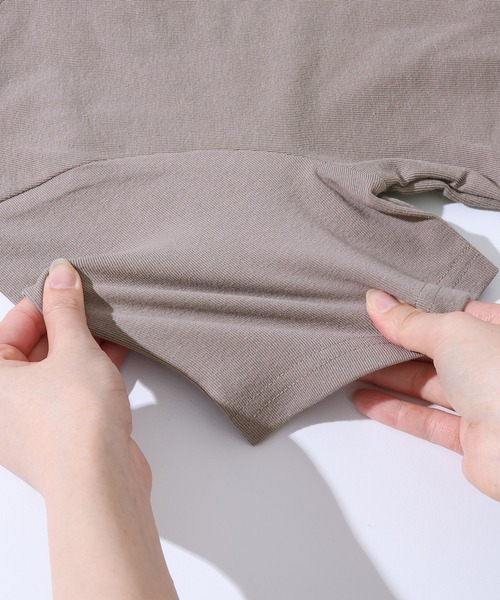 KRIFF MAYER Kid's Collection（クリフメイヤーキッズコレクション）の「【接触冷感】涼タッチシャリT（山）（Tシャツ/カットソー・キッズ・ミント/ネイビー/グレイッシュベージュ/イエロー・120/130/140/150/160/170）」の10枚目の写真