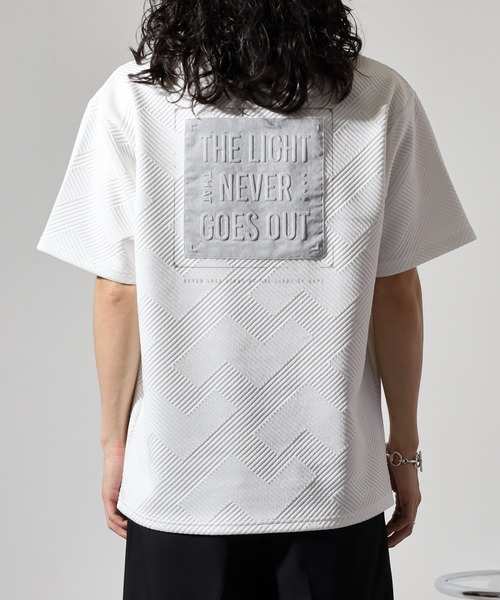 【入手困難!!】シュプリーム ✈︎デニムシャツ バックロゴ エンボス加工 半袖 in the attic 半袖 Tシャツ 252-1006 カットジャガード＆バック