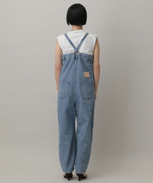 A part by(アパートバイ)の「【セレクト】W KNEE SALOPETTE(サロペット/オーバーオール・レディース・ネイビー/ライトブルー・FREE)」の17枚目の写真