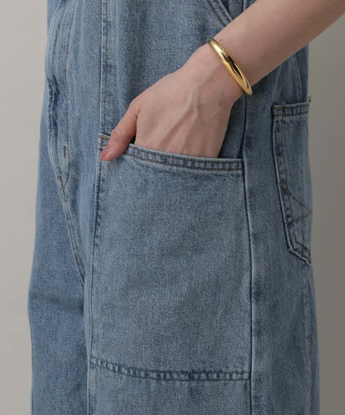 A part by(アパートバイ)の「【セレクト】W KNEE SALOPETTE(サロペット/オーバーオール・レディース・ネイビー/ライトブルー・FREE)」の22枚目の写真