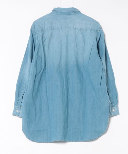 Lee（リー）の「Lee/リー ルーズデニムワークシャツ DUNGAREES 日よけにも◎（シャツ/ブラウス・レディース・ライトインディゴブルー/ブルー・MEDIUM）」の6枚目の写真