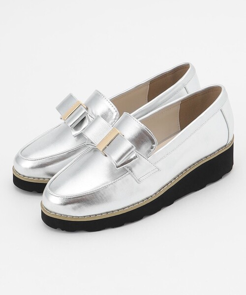 TOCCA(トッカ)の「NOBLE RIBBON LOAFER SHOES ローファー(パンプス・レディース・ブラック系/ブラック系5/シルバー系・35/37/39/38/36)」の21枚目の写真