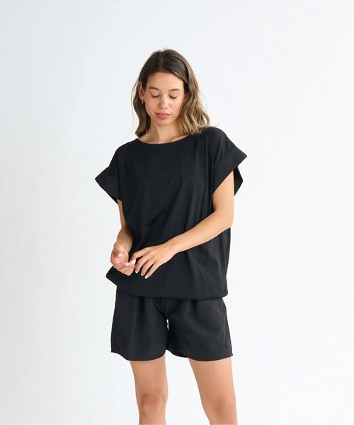 ロキシー ROXY GRAN CANARIA （ブラック） GRAN CANARIA /ロキシードローコード付き塩素対応UVオーバー
