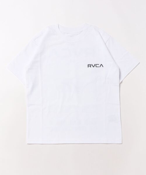 RVCA（ルーカ）の「RVCA/ルーカ BOX SS KIDS キッズ Tシャツ BF04E-P20（Tシャツ/カットソー・キッズ・ホワイト/ライトカーキ/ブラック・130cm/140cm/150cm/160cm）」の5枚目の写真