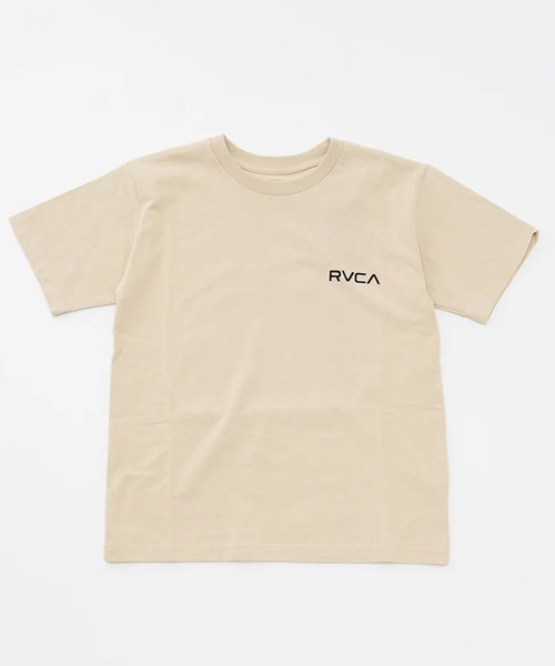 RVCA（ルーカ）の「RVCA/ルーカ BOX SS KIDS キッズ Tシャツ BF04E-P20（Tシャツ/カットソー・キッズ・ホワイト/ライトカーキ/ブラック・130cm/140cm/150cm/160cm）」の9枚目の写真