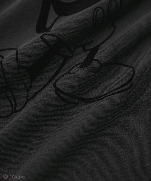 le cercle ADAM ET ROPE'(ルセルクルアダムエロペ)の「【GOOD ROCK SPEED】Mickey Mouse/リンガーTシャツ(Tシャツ/カットソー・レディース・ブルー系その他/チャコールグレー・FREE)」の16枚目の写真