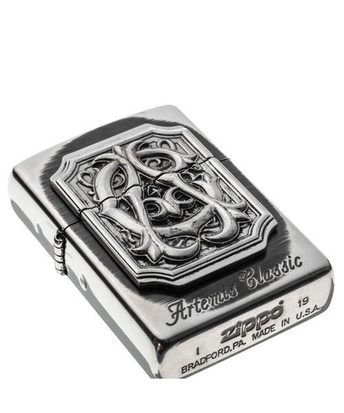 Artemis Classic（アルテミスクラシック）の「Artemis Claccic/ACﾓﾉｸﾞﾗﾑZIPPOﾗｲﾀｰ（アッシュトレイ/ライター・メンズ・シルバー・FREE）」の11枚目の写真