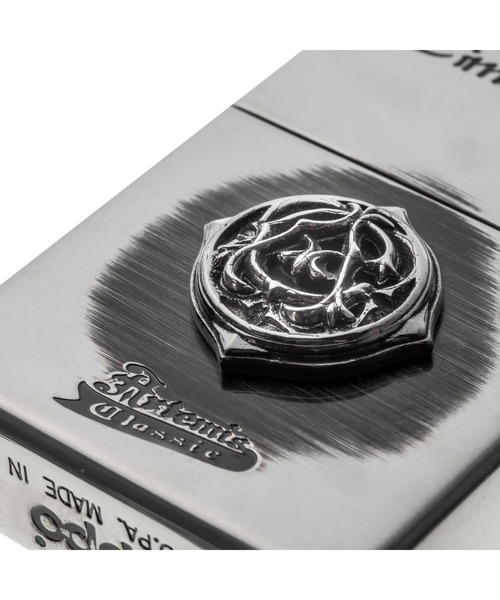 Artemis Classic（アルテミスクラシック）の「Artemis Claccic/ACﾓﾉｸﾞﾗﾑZIPPOﾗｲﾀｰ（アッシュトレイ/ライター・メンズ・シルバー・FREE）」の9枚目の写真