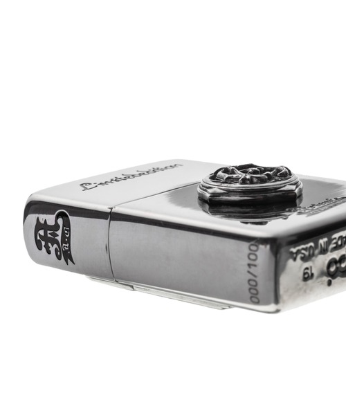 Artemis Classic（アルテミスクラシック）の「Artemis Claccic/ACﾓﾉｸﾞﾗﾑZIPPOﾗｲﾀｰ（アッシュトレイ/ライター・メンズ・シルバー・FREE）」の6枚目の写真