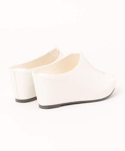LUGG NAGG(ラグナグ)の「【addottona】【軽量】ウェッジサボ風ミュールサンダル(サンダル・レディース・シルバー/ブラック/ホワイト/ブロンズ/レオパード/ネイビー・LL/L/M/S)」の7枚目の写真