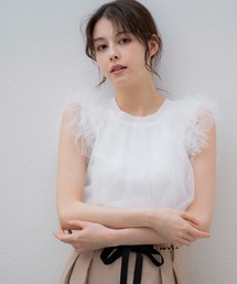 NOELA | チュール切り替えニット(ニット/セーター)