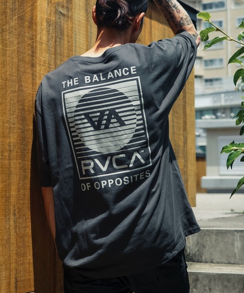 RVCA(ルーカ)の「RVCA メンズ BLINDER BOX SS Tシャツ 【2025年夏モデル】/ルーカ半袖ロゴTシャツ(Tシャツ/カットソー・メンズ・ブルー系その他/スミクロ/ピンク/ホワイト/ブラック・SMALL/LARGE/X-LARGE/MEDIUM)」の3枚目の写真
