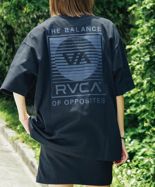 RVCA(ルーカ)の「RVCA メンズ BLINDER BOX SS Tシャツ 【2025年夏モデル】/ルーカ半袖ロゴTシャツ(Tシャツ/カットソー・メンズ・ブルー系その他/スミクロ/ピンク/ホワイト/ブラック・SMALL/LARGE/X-LARGE/MEDIUM)」の2枚目の写真