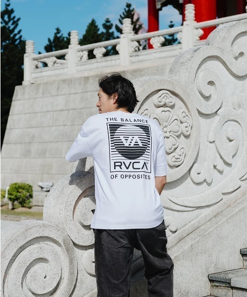RVCA(ルーカ)の「RVCA メンズ BLINDER BOX SS Tシャツ 【2025年夏モデル】/ルーカ半袖ロゴTシャツ(Tシャツ/カットソー・メンズ・ブルー系その他/スミクロ/ピンク/ホワイト/ブラック・SMALL/LARGE/X-LARGE/MEDIUM)」の6枚目の写真