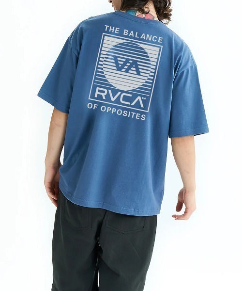 RVCA(ルーカ)の「RVCA メンズ BLINDER BOX SS Tシャツ 【2025年夏モデル】/ルーカ半袖ロゴTシャツ(Tシャツ/カットソー・メンズ・ブルー系その他/スミクロ/ピンク/ホワイト/ブラック・SMALL/LARGE/X-LARGE/MEDIUM)」の21枚目の写真