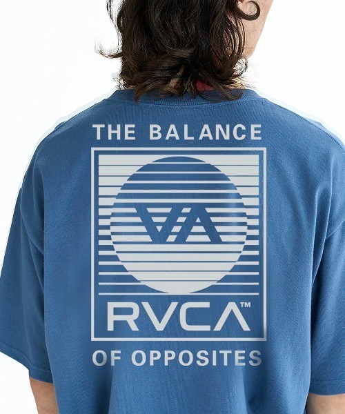 RVCA(ルーカ)の「RVCA メンズ BLINDER BOX SS Tシャツ 【2025年夏モデル】/ルーカ半袖ロゴTシャツ(Tシャツ/カットソー・メンズ・ブルー系その他/スミクロ/ピンク/ホワイト/ブラック・SMALL/LARGE/X-LARGE/MEDIUM)」の22枚目の写真