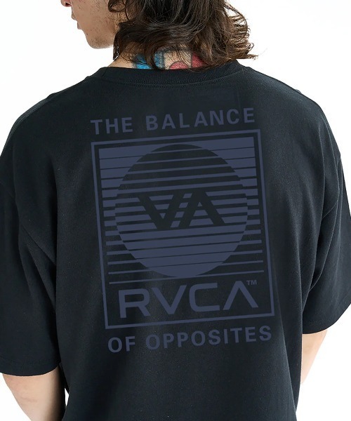 RVCA(ルーカ)の「RVCA メンズ BLINDER BOX SS Tシャツ 【2025年夏モデル】/ルーカ半袖ロゴTシャツ(Tシャツ/カットソー・メンズ・ブルー系その他/スミクロ/ピンク/ホワイト/ブラック・SMALL/LARGE/X-LARGE/MEDIUM)」の14枚目の写真