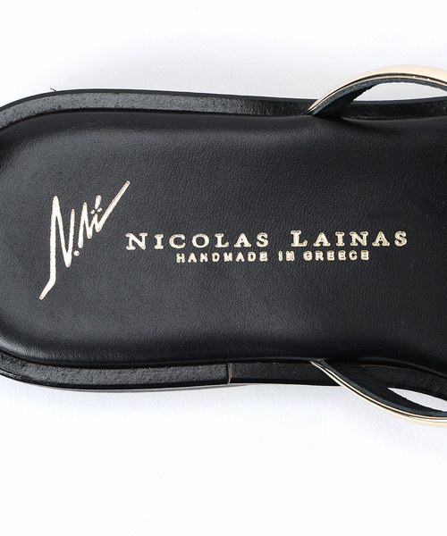 NICOLAS LAINAS/ニコラスライナス フラットサンダル（サンダル