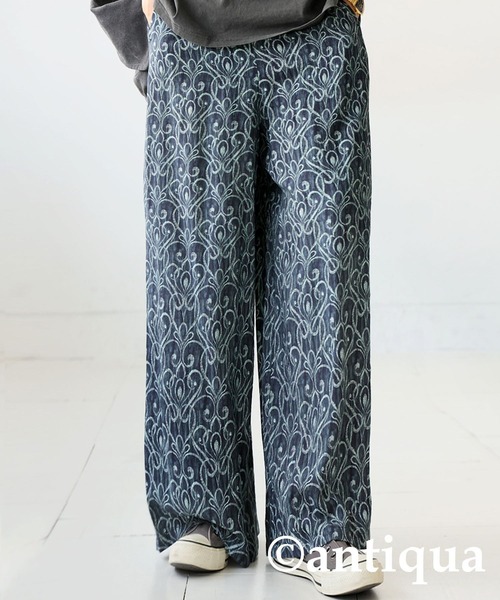 antiqua（アンティカ）の「総柄パンツ（その他パンツ・レディース・ピンク系その他/ブルー系その他・LARGE/MEDIUM）」の7枚目の写真