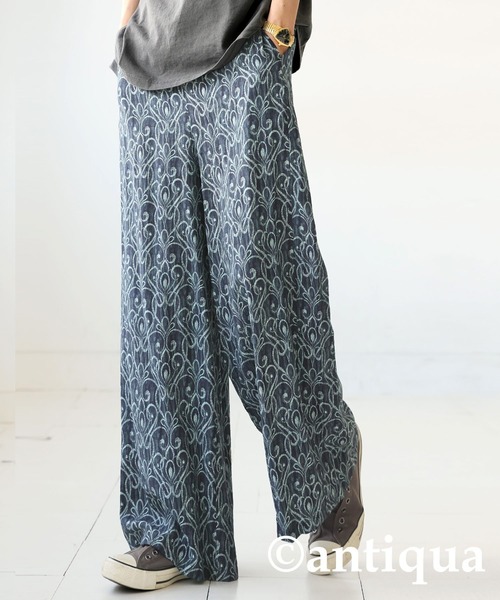 antiqua（アンティカ）の「総柄パンツ（その他パンツ・レディース・ピンク系その他/ブルー系その他・LARGE/MEDIUM）」の8枚目の写真