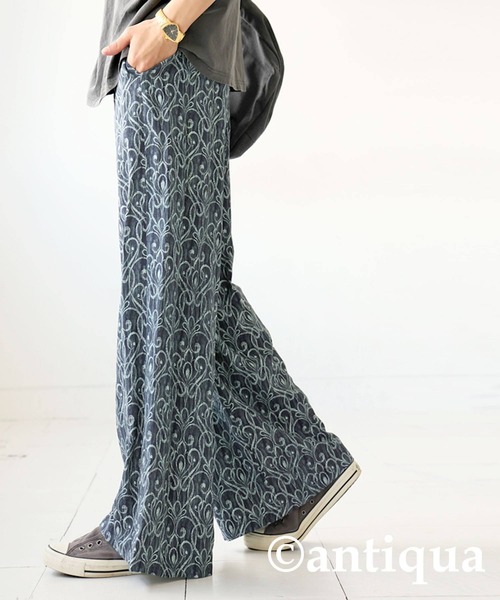 antiqua（アンティカ）の「総柄パンツ（その他パンツ・レディース・ピンク系その他/ブルー系その他・LARGE/MEDIUM）」の9枚目の写真