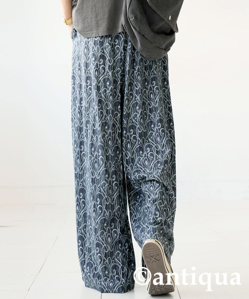 antiqua（アンティカ）の「総柄パンツ（その他パンツ・レディース・ピンク系その他/ブルー系その他・LARGE/MEDIUM）」の10枚目の写真