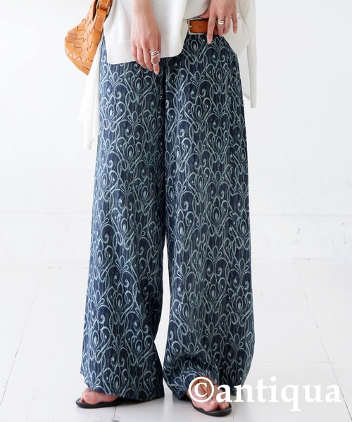 antiqua（アンティカ）の「総柄パンツ（その他パンツ・レディース・ピンク系その他/ブルー系その他・LARGE/MEDIUM）」の22枚目の写真
