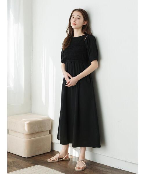 so4u（ソーフォーユー）の「2WAYオフショルワンピース（ワンピース・レディース・ブラック/ベージュ・S/M）」の4枚目の写真