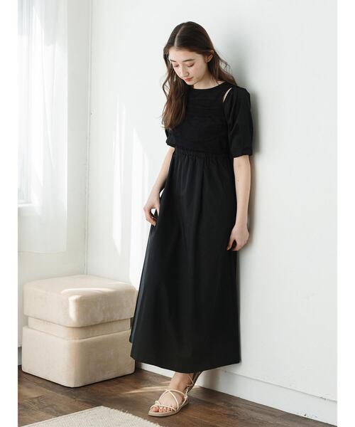 so4u（ソーフォーユー）の「2WAYオフショルワンピース（ワンピース・レディース・ブラック/ベージュ・S/M）」の5枚目の写真