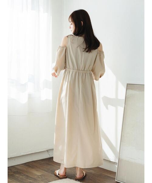 so4u（ソーフォーユー）の「2WAYオフショルワンピース（ワンピース・レディース・ブラック/ベージュ・S/M）」の11枚目の写真