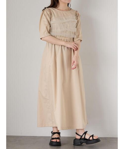 so4u（ソーフォーユー）の「2WAYオフショルワンピース（ワンピース・レディース・ブラック/ベージュ・S/M）」の17枚目の写真