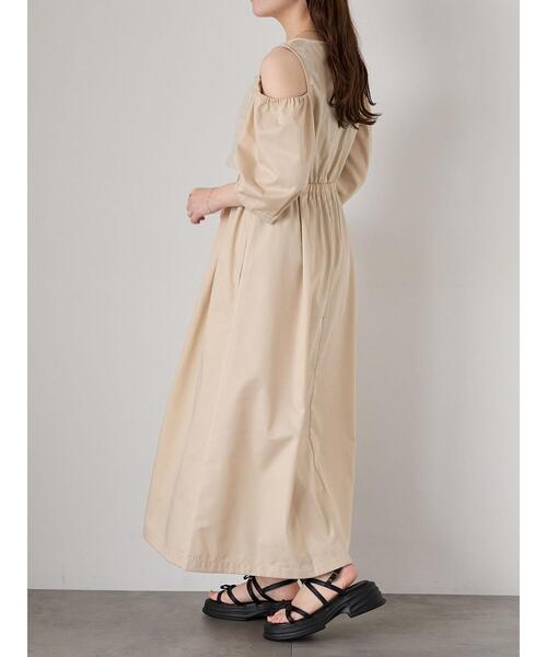 so4u（ソーフォーユー）の「2WAYオフショルワンピース（ワンピース・レディース・ブラック/ベージュ・S/M）」の21枚目の写真
