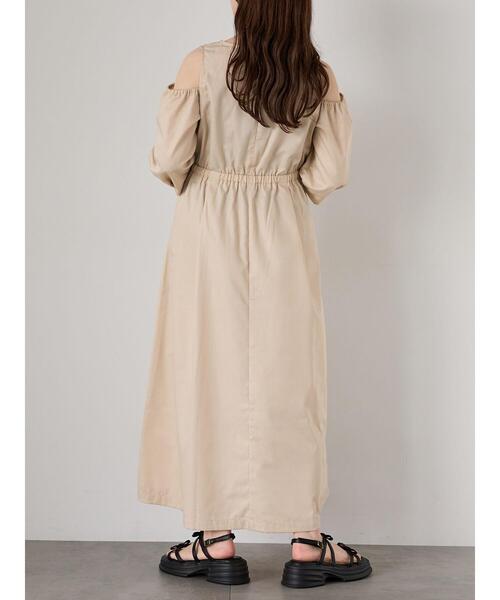 so4u（ソーフォーユー）の「2WAYオフショルワンピース（ワンピース・レディース・ブラック/ベージュ・S/M）」の22枚目の写真