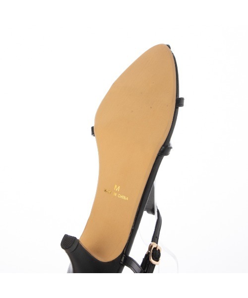 Realta（レアルタ）の「Realta(レアルタ)6cmヒールポインテッドトゥTストラップナローサンダル（サンダル・レディース・ブラック/ホワイト/シルバー・S/M/L/LL）」の17枚目の写真