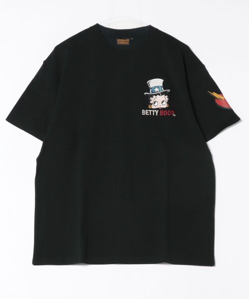 BETTY BOOP（ベティ・ブープ）の「LOWBLOW KNUCKLE / ローブローナックル / BETTY BOOP / I WANT YOU BETTY Tシャツ(M2)（Tシャツ/カットソー・メンズ・サンドベージュ/ホワイト/ブラック・M/L/XL/XXL）」の10枚目の写真