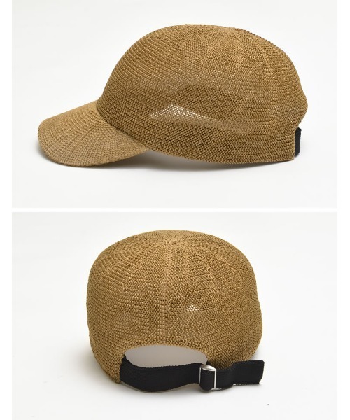 Re:EDIT（リエディ）の「ペーパーキャップ（キャップ・レディース・ベージュ/ブラック・FREE）」の9枚目の写真