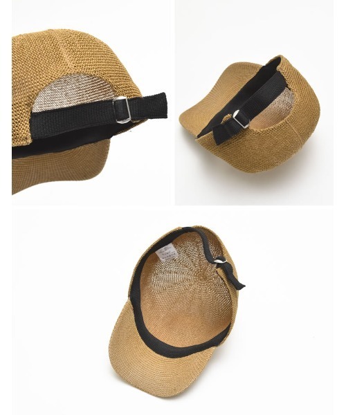 Re:EDIT（リエディ）の「ペーパーキャップ（キャップ・レディース・ベージュ/ブラック・FREE）」の10枚目の写真