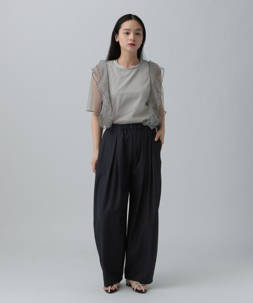 新品未使用　LEPSIM フェザーチュールキャミ　ブラック LEPSIM｜フェザーチュールキャミ | Rakuten Fashion(楽天