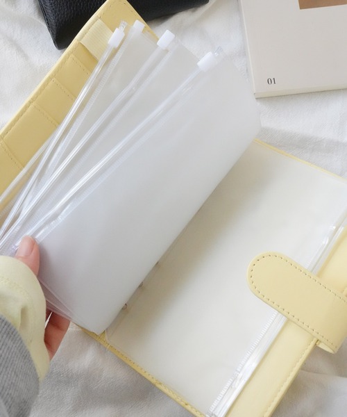 Sowel.(ソエル)の「【 Sowel. / ソエル 】 シンプル フェイクレザー カードホルダー / リング ファイル(手帳/メモ帳・レディース・イエロー/ブラック/ライトブルー/ピンク・FREE)」の12枚目の写真