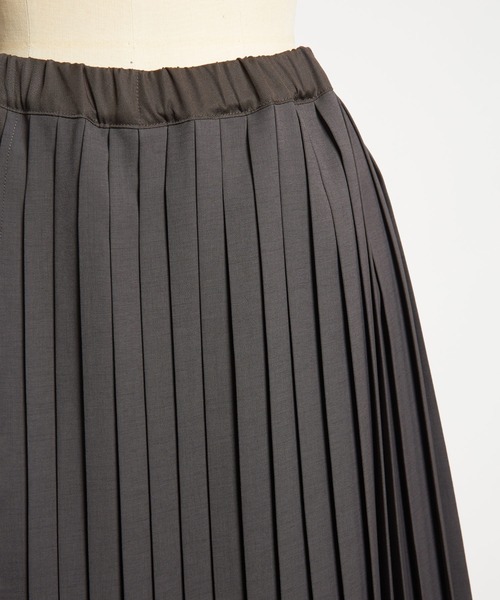 gomme（ゴム）の「エクセルツイル　プリーツパンツ（その他パンツ・レディース・ブラック/チャコールグレー・MEDIUM）」の14枚目の写真