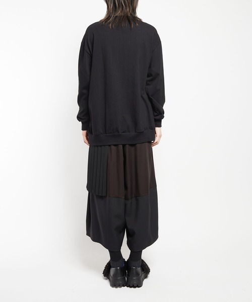 gomme（ゴム）の「エクセルツイル　プリーツパンツ（その他パンツ・レディース・ブラック/チャコールグレー・MEDIUM）」の9枚目の写真