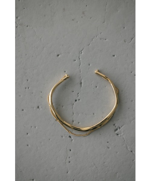 STYLEMIXER（スタイルミキサー）の「チェーンコネクトバングル（バングル/リストバンド・レディース・ゴールド/シルバー・FREE）」の2枚目の写真