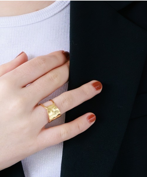 FELN Tokyo(フェルントウキョウ)の「Product ring No.001(リング・レディース・Silver/GOLD・FREE)」の1枚目の写真