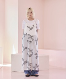 PILIT | メッシュ刺繍キャミワンピース(ワンピース)