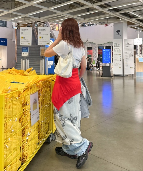 PILIT（ピリット）の「メッシュ刺繍キャミワンピース（ワンピース・レディース・ブラック/オフホワイト・FREE）」の16枚目の写真